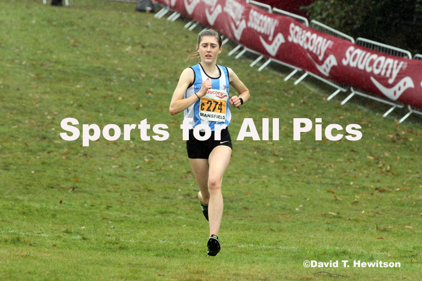Junior women, National Cross Country Relay Champs., Berry Hill Park, Mansfield.  Photo: David T. Hewitson/Sports for All Pics